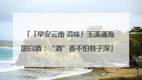 「早安云南·滇味」玉溪通海甜白酒：“酒”香不怕巷子深