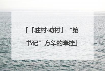 「驻村·助村」“第一书记”方华的牵挂