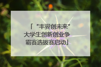 “丰翼创未来”大学生创新创业争霸赛选拔赛启动