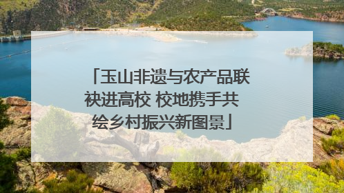 玉山非遗与农产品联袂进高校 校地携手共绘乡村振兴新图景