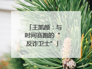 王凯颜：与时间赛跑的“反诈卫士”