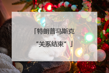 特朗普马斯克“关系结束”