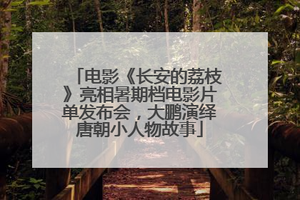 电影《长安的荔枝》亮相暑期档电影片单发布会，大鹏演绎唐朝小人物故事