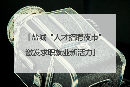 盐城“人才招聘夜市”激发求职就业新活力