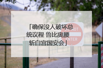 确保没人破坏总统议程 鲁比奥腰斩白宫国安会