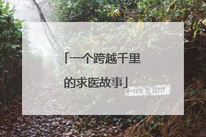 一个跨越千里的求医故事