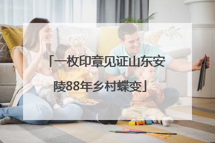 一枚印章见证山东安陵88年乡村蝶变