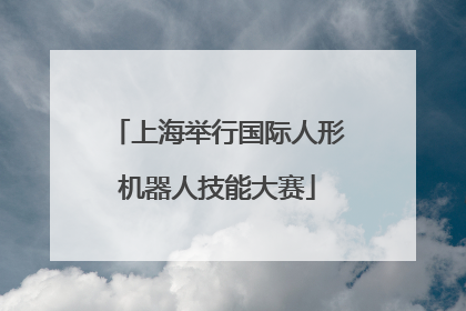 上海举行国际人形机器人技能大赛