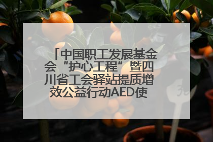 中国职工发展基金会“护心工程”暨四川省工会驿站提质增效公益行动AED使用培训在达州举行
