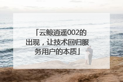 云鲸逍遥002的出现，让技术回归服务用户的本质