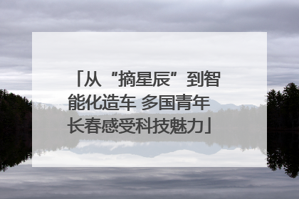 从“摘星辰”到智能化造车 多国青年长春感受科技魅力