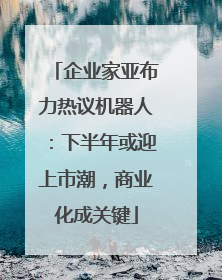 企业家亚布力热议机器人：下半年或迎上市潮，商业化成关键