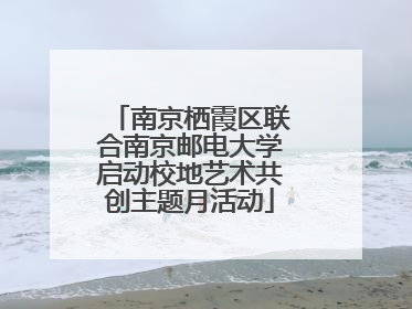 南京栖霞区联合南京邮电大学启动校地艺术共创主题月活动