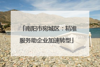 南阳市宛城区：精准服务助企业加速转型