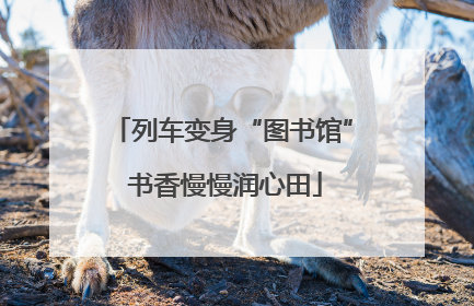 列车变身“图书馆” 书香慢慢润心田