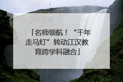 名师领航！“千年走马灯”转动江汉教育跨学科融合