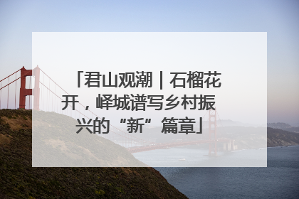 君山观潮｜石榴花开，峄城谱写乡村振兴的“新”篇章