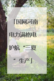 国网河南电力满格电护航“三夏”生产