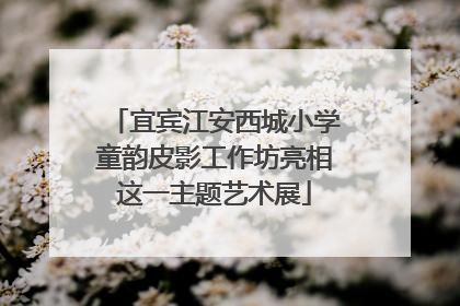 宜宾江安西城小学童韵皮影工作坊亮相这一主题艺术展