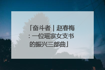 奋斗者｜赵春梅：一位瑶寨女支书的振兴三部曲
