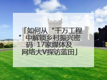 如何从“千万工程”中解锁乡村振兴密码  17家媒体及网络大V探访蓝田