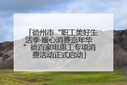 德州市“职工美好生活季·暖心消费嘉年华”德百家电惠工专项消费活动正式启动