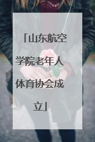 山东航空学院老年人体育协会成立