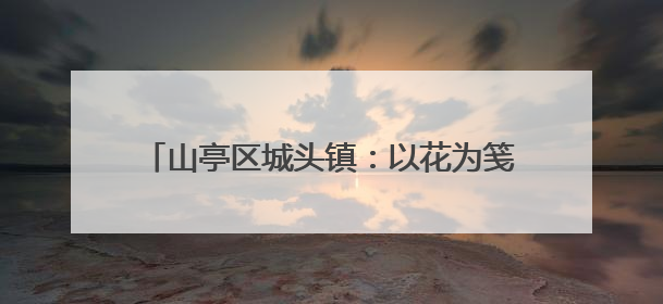 山亭区城头镇：以花为笺，致敬最美“她力量”