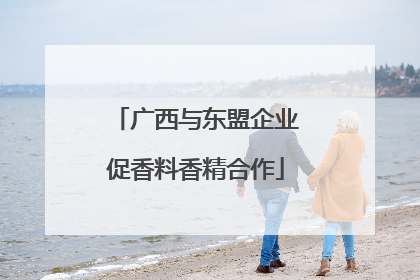 广西与东盟企业促香料香精合作