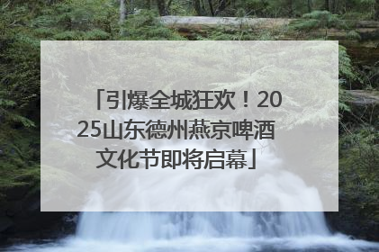 引爆全城狂欢！2025山东德州燕京啤酒文化节即将启幕