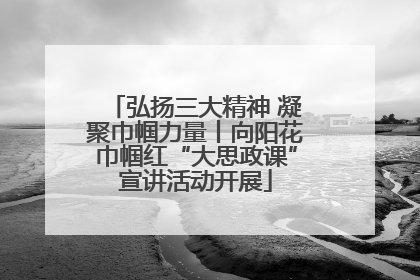 弘扬三大精神 凝聚巾帼力量丨向阳花巾帼红“大思政课”宣讲活动开展