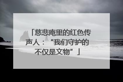 慈悲庵里的红色传声人：“我们守护的不仅是文物”