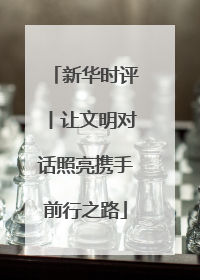 新华时评丨让文明对话照亮携手前行之路