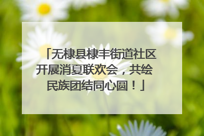 无棣县棣丰街道社区开展消夏联欢会，共绘民族团结同心圆！
