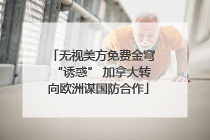 无视美方免费金穹“诱惑” 加拿大转向欧洲谋国防合作