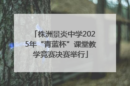 株洲景炎中学2025年“青蓝杯”课堂教学竞赛决赛举行