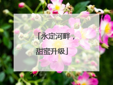 永定河畔，甜蜜升级