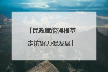 民政赋能强根基 走访聚力促发展