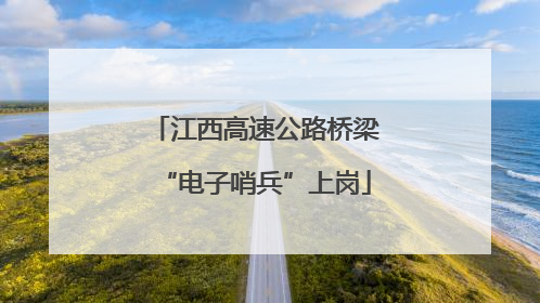 江西高速公路桥梁“电子哨兵”上岗