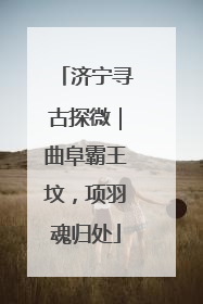 济宁寻古探微｜曲阜霸王坟，项羽魂归处