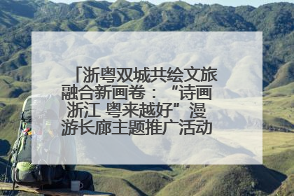 浙粤双城共绘文旅融合新画卷：“诗画浙江 粤来越好”漫游长廊主题推广活动在广州花城汇启幕