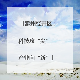 滁州经开区：科技攻“尖” 产业向“新”
