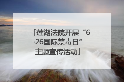 莲湖法院开展“6·26国际禁毒日”主题宣传活动