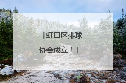 虹口区排球协会成立！