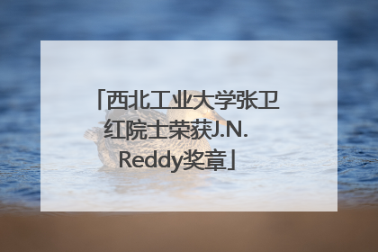 西北工业大学张卫红院士荣获J.N.Reddy奖章