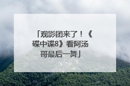 观影团来了！《碟中谍8》看阿汤哥最后一舞