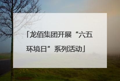 龙佰集团开展“六五环境日”系列活动