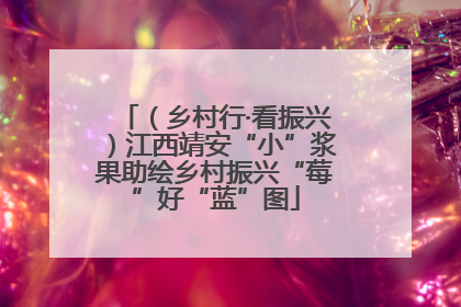 （乡村行·看振兴）江西靖安“小”浆果助绘乡村振兴“莓”好“蓝”图