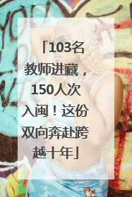 103名教师进藏，150人次入闽！这份双向奔赴跨越十年