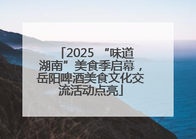 2025 “味道湖南”美食季启幕，岳阳啤酒美食文化交流活动点亮
